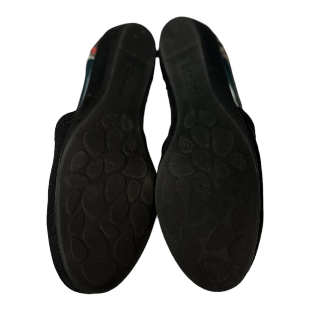 Cloud women’s 38 Black Geometric Open Side Stretch Comfort Oxford Shoes 7.5 - Picture 5 of 5